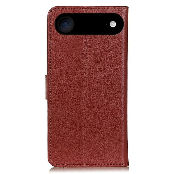 iPhone Air Plånboksfodral Litchi Texture - Brun Brun