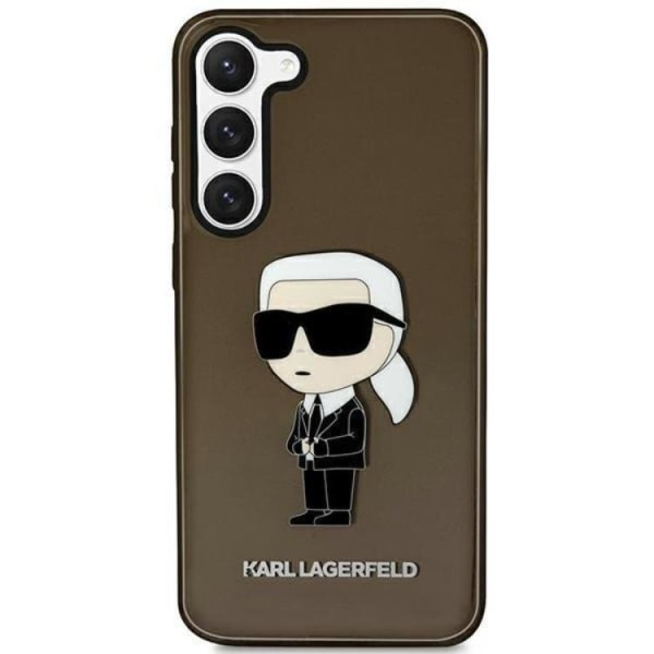 Karl Lagerfeld Galaxy S23 matkapuhelimen suojakuori Ikoninen Karl - musta