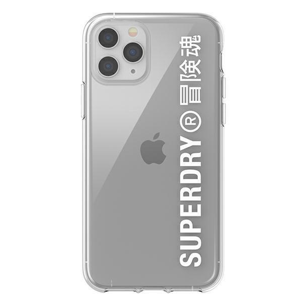 SuperDry Snap Clears Skal iPhone 11 Pro - Vit