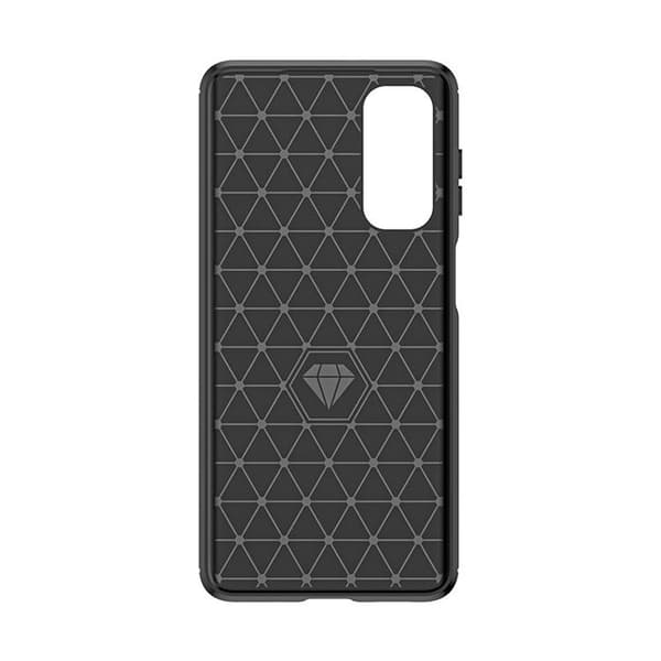 Telefontaske til Galaxy M54 Carbon Flexible - Sort Black