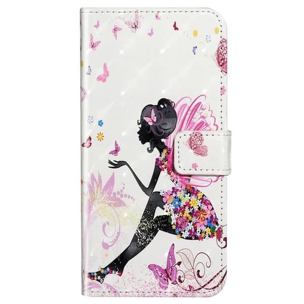 iPhone 14 Plus Plånboksfodral Folio Flip - Girl Flerfärgad