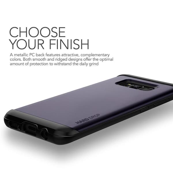 Verus Hard Drop -kotelo Samsung Galaxy S8 Plus - Orchid Grey Grå