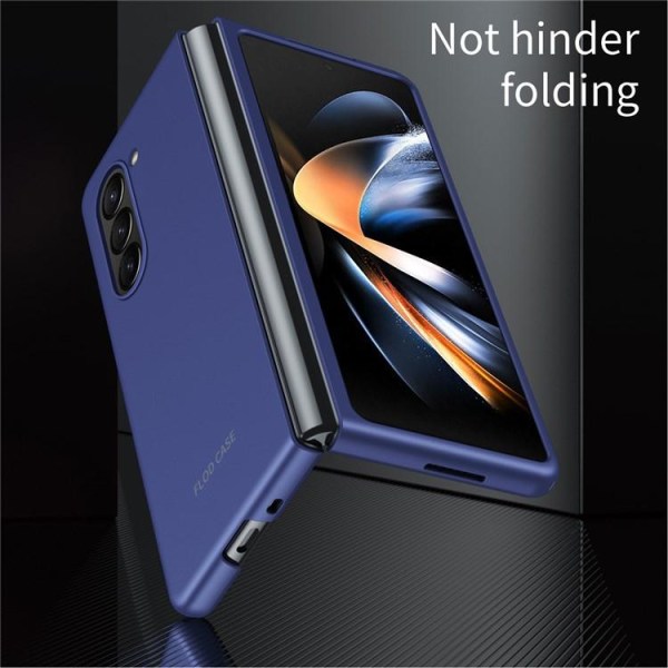 Galaxy Z Fold 5 Mobilcover Gummibelagt - Sort