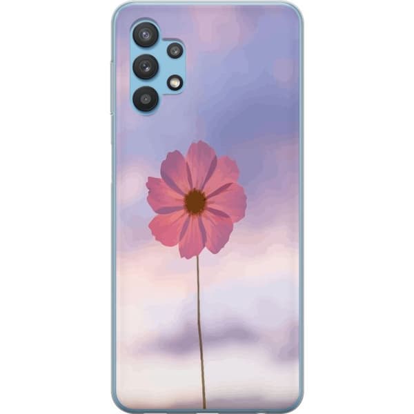 Mobilskal till Samsung Galaxy A32 5G med Rosa blomma