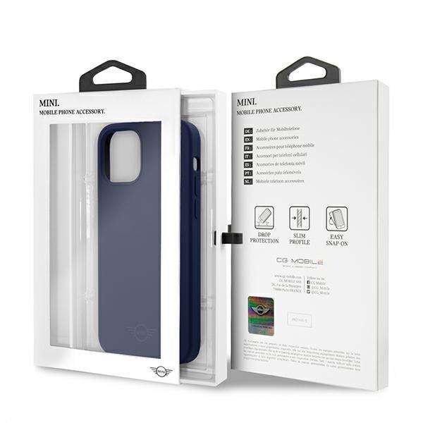 Mini Stripe Collection Skal iPhone 12 Pro Max - Navy Blå Blå