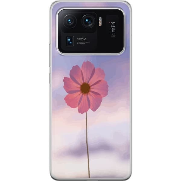 Mobilskal till Xiaomi Mi 11 Ultra med Rosa blomma
