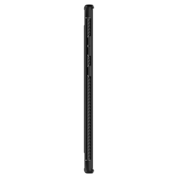 SPIGEN Rugged Armor -kuori Galaxy Note 10+ Plus -puhelimelle, mattamusta Black