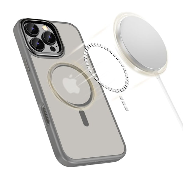 Tech-Protect Mobilskal till iPhone 16 Pro Max Magsafe Magedge - Titanium Silver