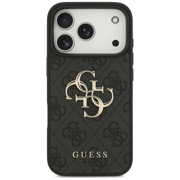 Guess Telefontaske til iPhone 17 Pro 4G Stort Logo - Sort Svart