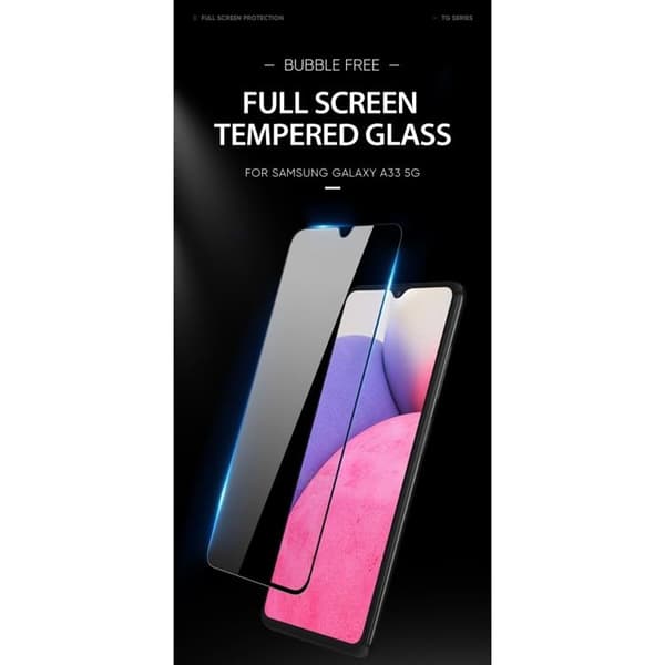 Dux Ducis 9D Full Glue Hærdet Glas Skærmbeskytter Galaxy A33 5G Transparent
