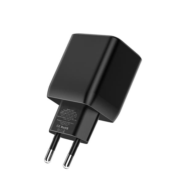 Tech-Protect Nätverksladdare C35W 2-Port - Svart Svart