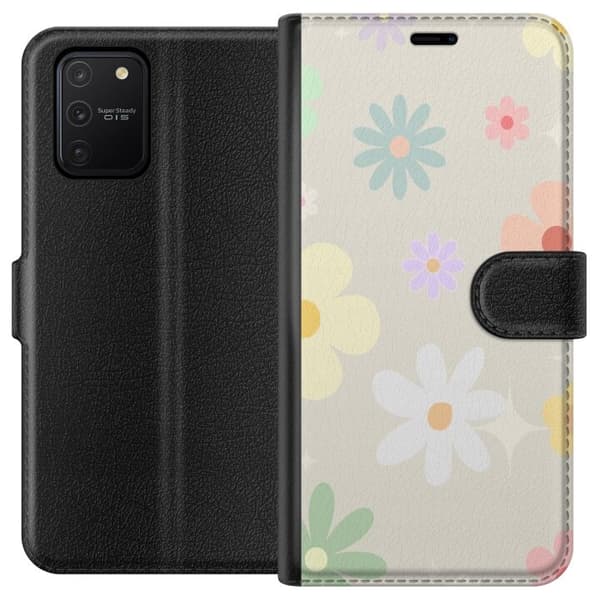 Pung-etui til Samsung Galaxy S10 Lite med falmende blomster
