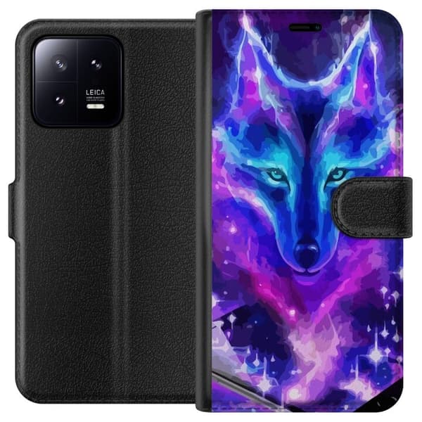 Pung etui til Xiaomi 13 med Neon Ulv