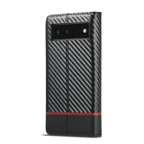 LC.IMEEKE Google Pixel 6 Plånboksfodral Konstläder - Horisontell Rand