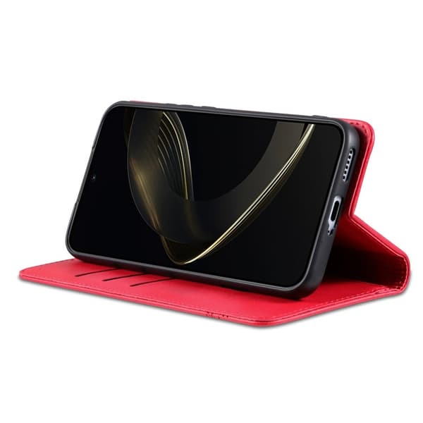 AZNS Xiaomi 14T Plånboksfodral Konstläder - Röd