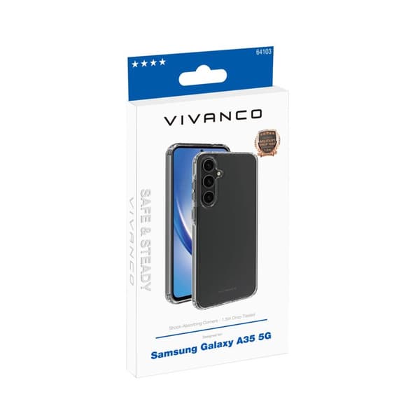 Vivanco Safe & Steady skal Galaxy A35 5G Transparent