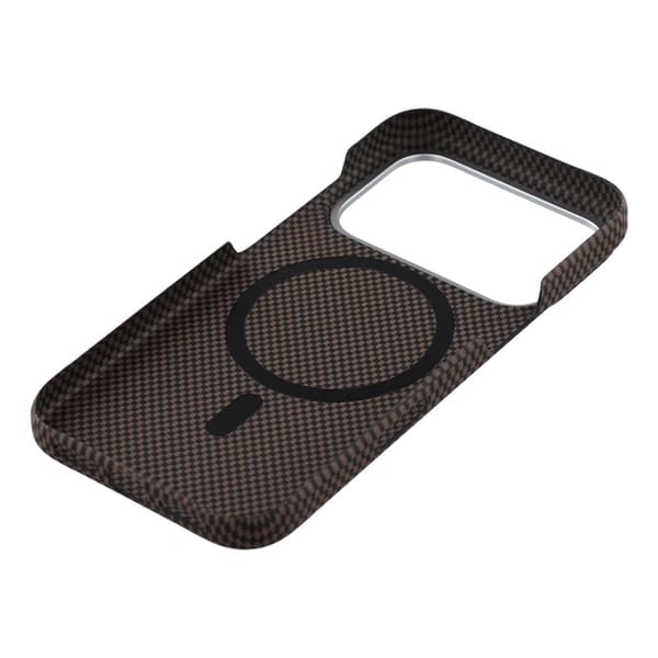 Mobilskal till iPhone 17 Pro MagSafe Carbon Fiber Brun