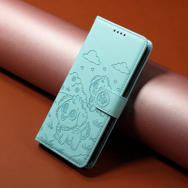Oppo Find X9 Pro 5G Plånboksfodral Konstläder RFID Skydd - Grön