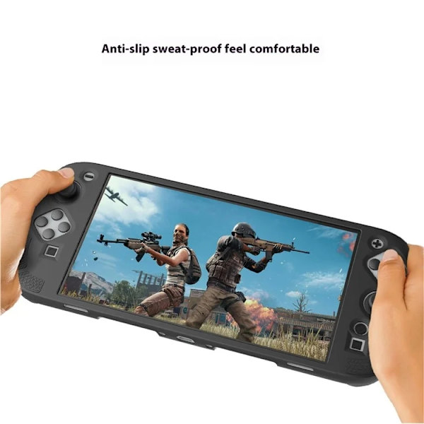 PGTECH Nintendo Switch 2 Mobilskal Silikon Kickstand - Svart