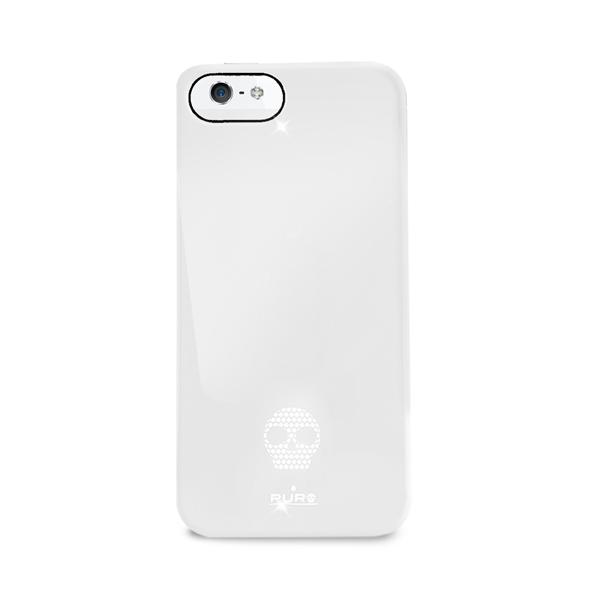 Puro Apple iPhone 5/5S/SE Skull case - Vit Vit