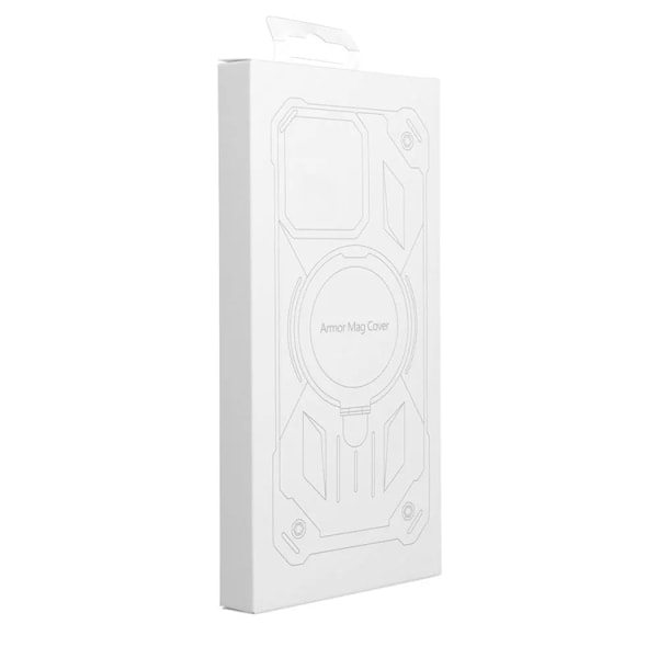 iPhone 15 Plus Mobilskal Magsafe Ringhållare Armor - Svart Svart