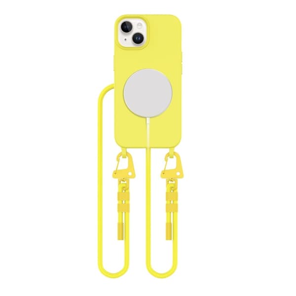 Tech-Protect iPhone 15 Mobilhalsband Skal Magsafe - Gul Gul