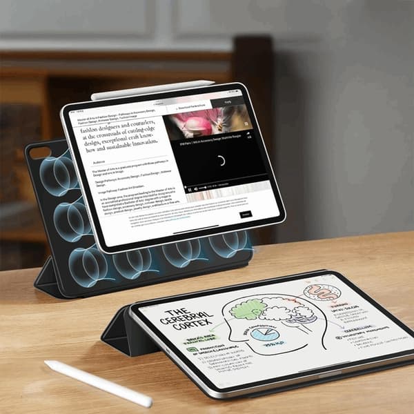 Tech-Protect iPad 10.9 (2022)/11 (2025) Fodral Smart Svart