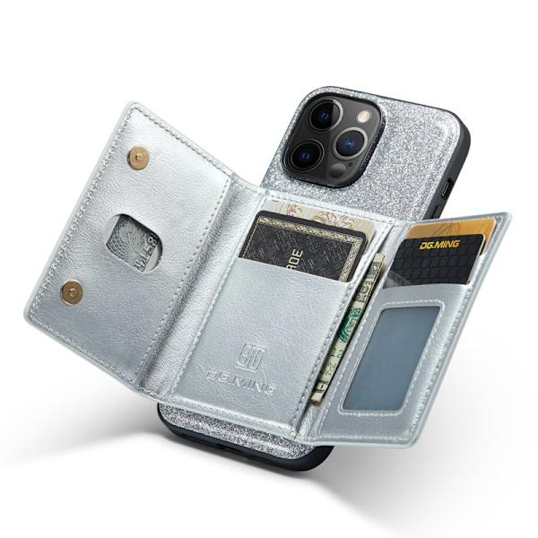 DG.MING M3 Series Mobilskal till iPhone 12 Pro Max Glitter Silver