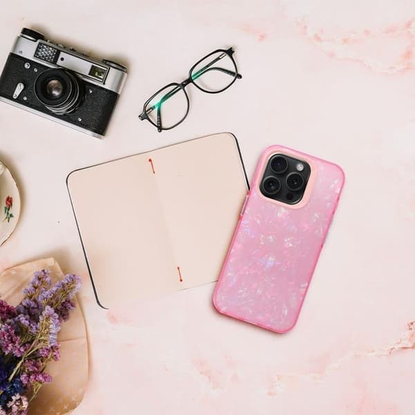 Telefontaske til iPhone 13 Pro Tutti Frutti - Lyserød Rosa