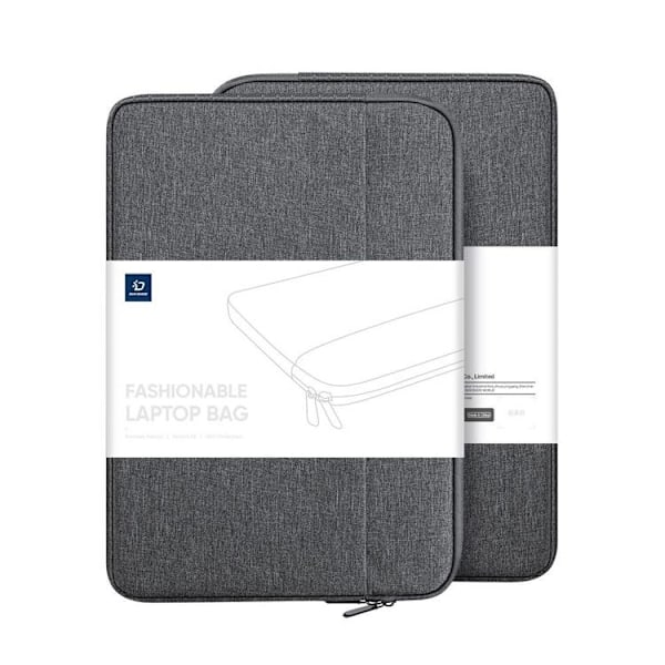 Dux Ducis Datorfodral 15.5-16" Horizontal Sleeve - Ljusgrå Grå