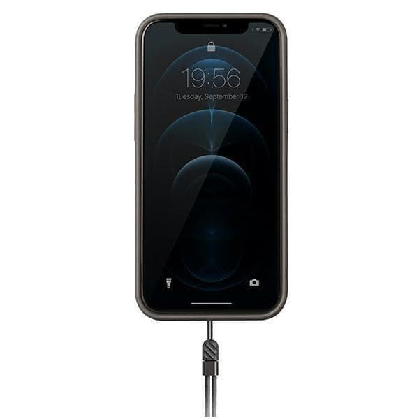 UNIQ Heldro Skal iPhone 12 / 12 Pro - Charcoal Camo Grå