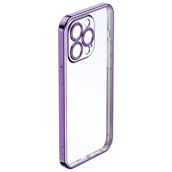 ROCK iPhone 14 Pro Skal Electroplating Matte - Lila