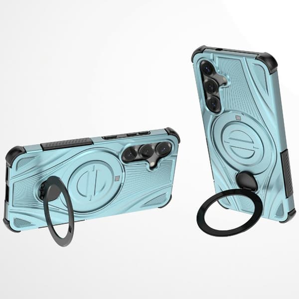 Mobilskal för Samsung Galaxy S26 Plus Magnetiskt Kickstand TPU - Ljusblå