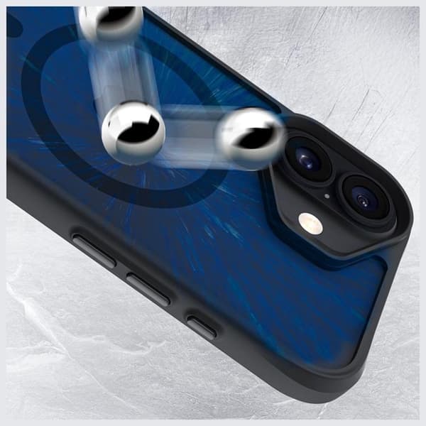 3MK Mobilskal till iPhone 17 MagSafe Satin Armor - Svart Svart