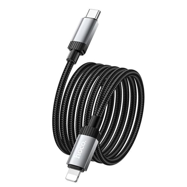 HOCO USB-C till Lightning 27W Kabel 1m X117 - Svart Svart