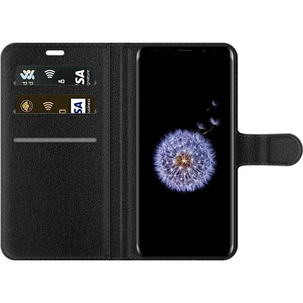 Plånboksfodral till Samsung Galaxy S9+ med Blommigt