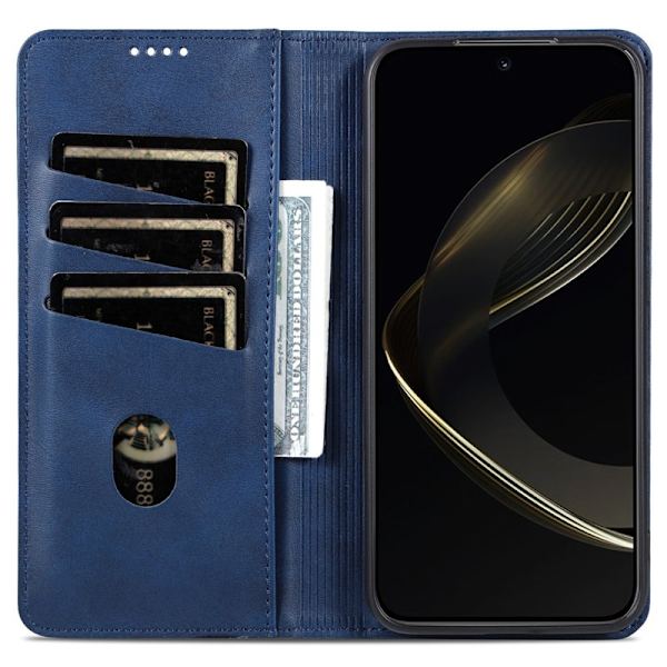 AZNS Xiaomi 17 Plånboksfodral Konstläder - Blå