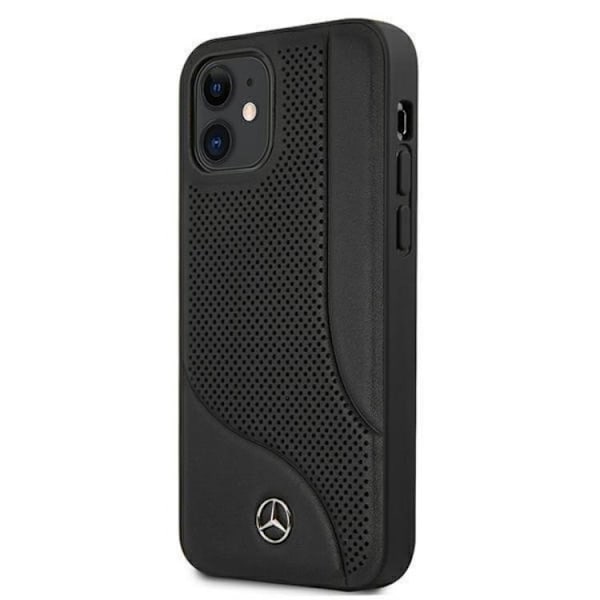 Mercedes iPhone 12 Mini Skal Läder - Svart Svart