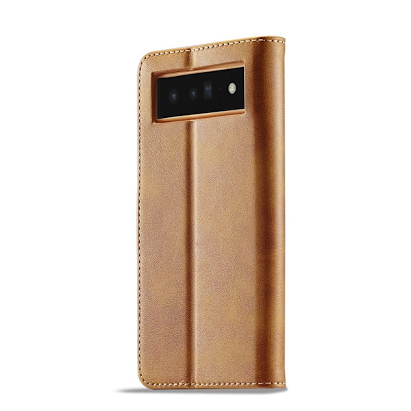 LC.IMEEKE Google Pixel 6 Pro Plånboksfodral Konstläder - Gul