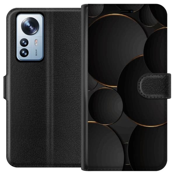 Plånboksfodral till Xiaomi 12 Pro med Lyxig Cirklar