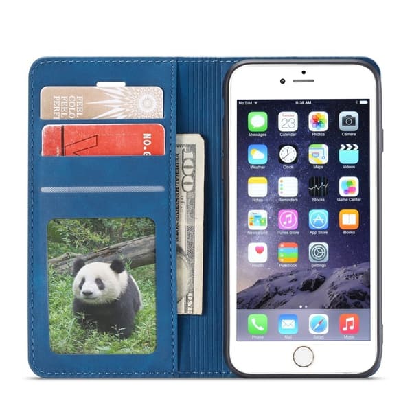 FORWENW Fantasy Series iPhone 6s/6 Plånboksfodral Konstläder - Blå