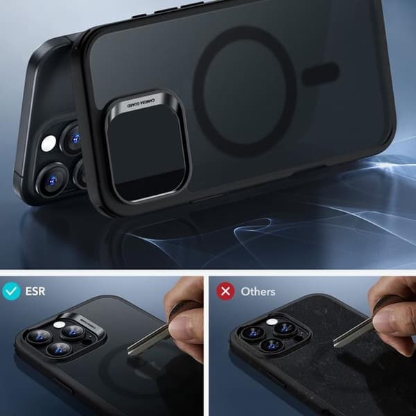 ESR Mobilskal till iPhone 16 Pro Max Magsafe Halolock Och Härdat Glas Black