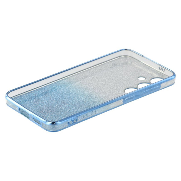 KADEM Mobilskal för Samsung Galaxy S26 Blommönster TPU Gradient - Blå