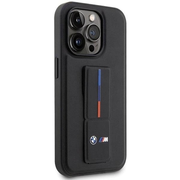 BMW iPhone 14 Plus Mobilskal Grip Hot Stamp - Sort Black