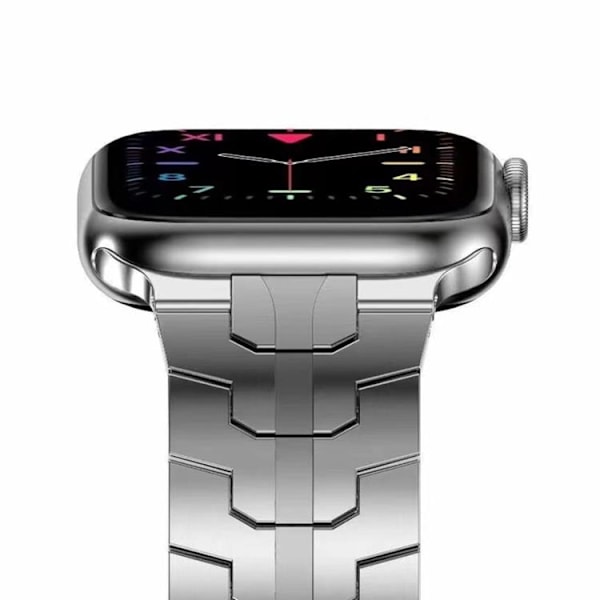 Apple Watch 2/3/4/5/6/7/SE (42/44/45mm) Armband Race Stainless Steel - Silver