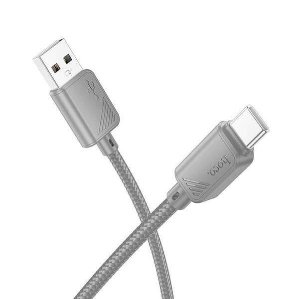 Hoco USB-A - USB-C 3A Kabel 1m X113 - Grå Grå
