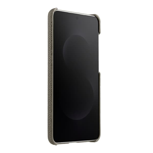 MELKCO Mobilskal till Samsung Galaxy S25 Edge Äkta Läder PC - Grå