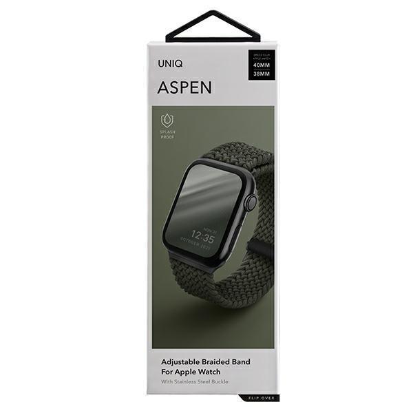 UNIQ Aspen Strap Apple Watch 40 / 38 / 41mm - Grön Grön