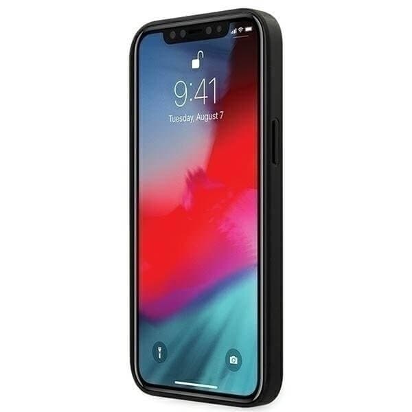 Ferrari Etui iPhone 12 Pro Max Etui Perforeret - Sort Black