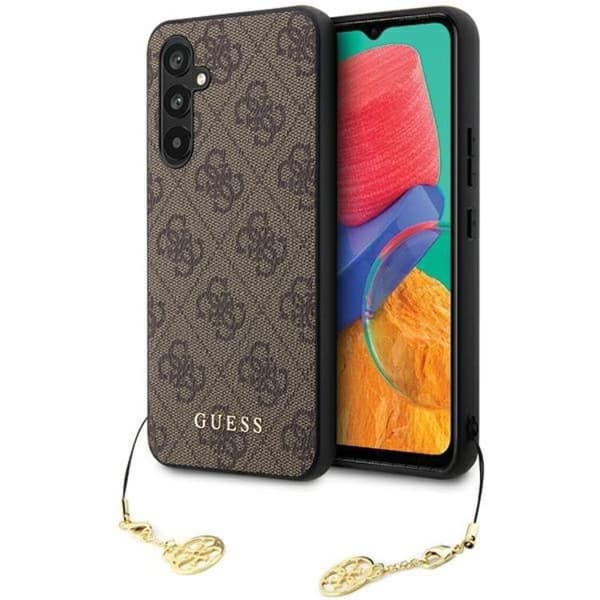 Guess Mobilskal till Galaxy S23 FE Charms Collection - Brun Brun